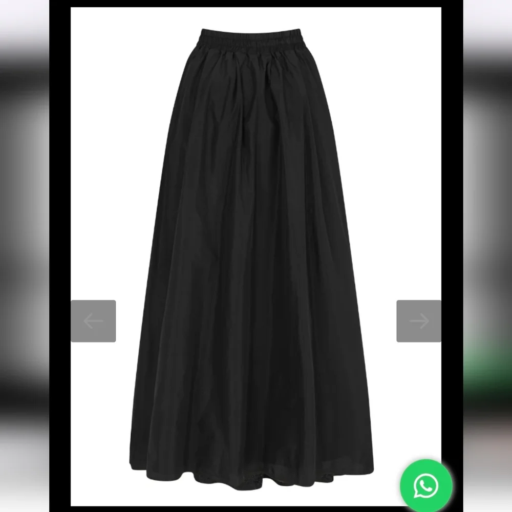 Chic Black Maxi Skirt - Picture 3 of 5